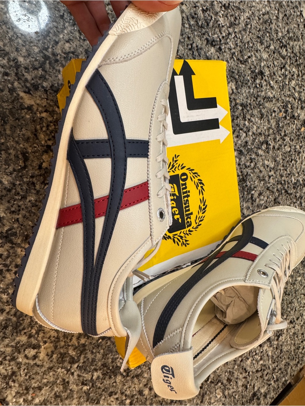 Onitsuka Tiger Mexico 66 Navy & Red Stripes